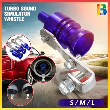 Exhaust Pipe Pop Turbo Whistle Blow Off Sound Whistler Tuning Exhaust Pipe  XL