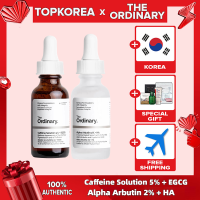 The Ordinary เซรั่มบำรุงผิวหน้า Niacinamide 10% + Zinc 1% และ Caffeine Solution 5% +EGCG,เอสเซนส์ สำหรับไวท์เทนนิ่งและการดูแลดวงตา สกินแคร์