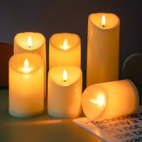 Electronic Flameless Flickering LED Candles Light Tealight Led Battery Power Candles Lamp Electronic Votive LED Lamp Halloween