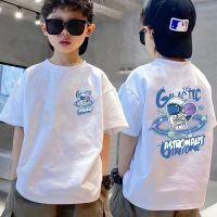 New Summer Kids Clothes Streetwear Print T Shirt Short Sleeve Tops Tees Boys Girls Clothes 100%Cotton Cartoon T Shirts Children