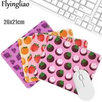 Fruits Non-slip Mouse Pad Office Desk Mat Desktop Accessories Rubber School Supplies Office Desk Organizer Computer Games Pad