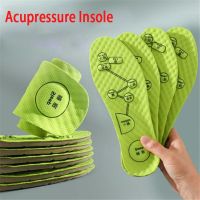 Acupressure on Foot Insole Men Women Soft Breathable Sport Cushioning Inserts Sweat Absorbing Deodorant Insoles Shoe Pads