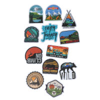 Follow Get New[Beautiful SS] Bhece 50Pcs Camping Landscape Sticker Outdoor Adventure Suitcase Laptop Guitar Sticker