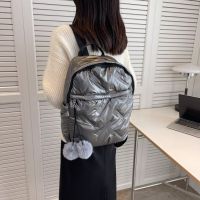 [COD] version of the trendy backpack womens down new autumn and winter fashion clothes mommy large capacity schoolbag