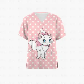 Aristocats hot sale scrub top