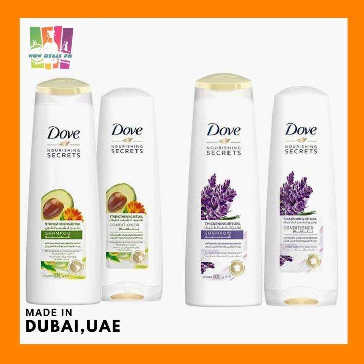 Dove Nourishing Secrets Shampoo Conditioner Set 400320ml Lazada Ph 9154