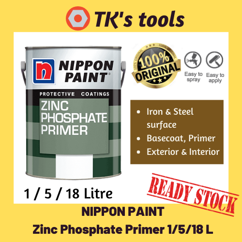 NIPPON PAINT Zinc Phosphate Primer 5 Liter 1 Liter Nippon Zinc Chromate