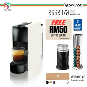 Nespresso Essenza Mini Fully Automatic Capsule Machine - Grey C30MEGRNE