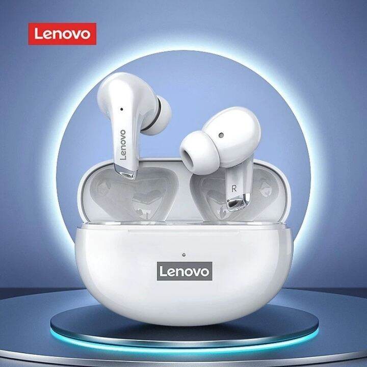 lenovo-lp5เฮดเซ็ตกันน้ำลดเสียงรบกวนเพลง-hifi-หูฟังหูฟังไร้สายบลูทูธหูฟังมีไมค์