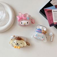 3D Sanrio Cinnamoroll ตุ๊กตาส่องสว่างสำหรับ Apple AirPods 1 2 3 กรณี AirPods Pro 2 กรณีหูฟัง IPhone อุปกรณ์เสริม air Pod Cover-tn9