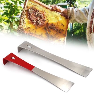 [Hot K] Beekeeping Hive สแตนเลสสตีลผึ้งรังมีดโกนตะขอ Multifunctional Peralatan Ternak Lebah กรอบอุปกรณ์ทำความสะอาด