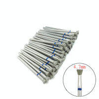 50Pcs T-Shaped Inverted Cone Diamond Drill Bits สำหรับขัดเล็บไฟฟ้าอุปกรณ์เสริมเครื่องตัดมิลลิ่ง Accessories