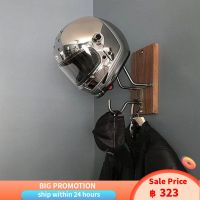 Dreamhigher Helmet Holder Wall Mount Motorcycle Rack Rack Helmet Hanger สำหรับเสื้อโค้ท