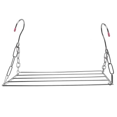 Multifunctional Clothes Drying Rack, Stainless Steel Laundry Garment Drying Hanger for Hanging Clothes, Towels, Socks