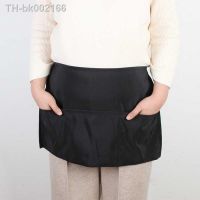 ☫✓☽ Black Server Apron 3 Pocket Waist Waiter Waitress Tip Apron Restaurant for Kitchen Cleaning Cooking Tool