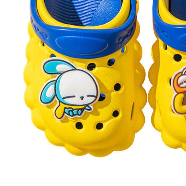 yotjar-เด็กหญิงเด็กชายรองเท้าไม้สำหรับเดินในสวนรองเท้าแตะยี่ห้อ-clogs-น่ารักสำหรับเด็กห้องนั่งเล่นห้องนอน
