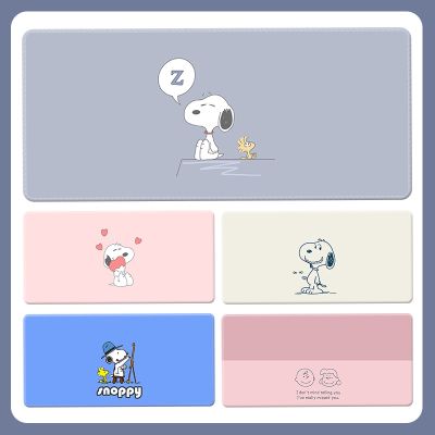 Snoopy Mouse Pad XXL Large Cartoon Cute Desk Pad Student Study Office Mat Kawaii Keyboard Pads Dog Company Mousepad