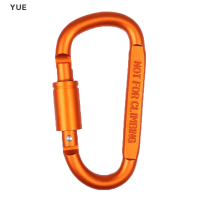 YUE อลูมิเนียมอัลลอยด์ carabiner D-shaped Quick-Hanging BUCKLE D-shaped carabiner multi