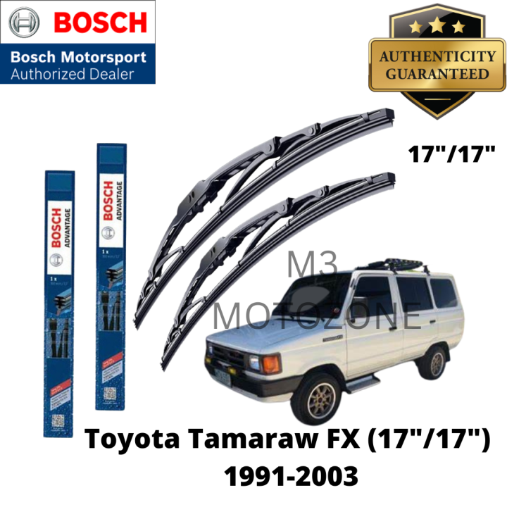 Bosch Advantage Wiper Blade Set For Toyota Tamaraw Fx Lazada Ph