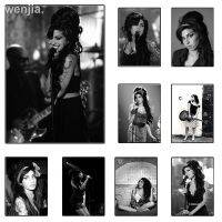 ☞▼ ความงาม Amy Winehouse เพลงคลาสสิกนักร้องดาวงานศิลปะสำหรับตกแต่งการตกแต่งบ้านภาพวาดที่มีคุณภาพผ้าใบวาดภาพโปสเตอร์ศิลปะบนผนัง