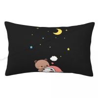 Under The Moon Polyester Pillowcase Bubu and Dudu Anime Sofa Decorative Breathable Pillow Cover Pillowcase