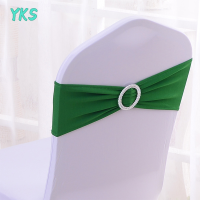 ?【Lowest price】YKS สีเก้าอี้ Spandex สายสะพายงานแต่งงาน Lycra Chair band ยืดสำหรับเก้าอี้ครอบคลุมการตกแต่งงานเลี้ยงอาหารค่ำเก้าอี้เก้าอี้สายสะพาย