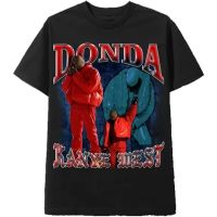 KANYE WEST DONDA RETRO 90S สีดำ TEE RARE S-5XL