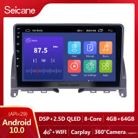 Seicane - 9 นิ้วAndroid 12.0 สำหรับ 2007 2008 2009 2010-2014 Mercedes Benz C-CLass (W204) วิทยุระบบนำทางGPSพร้อมหน้าจอสัมผัส QLED WIFIบลูทูธ บลูทู ธ ระบบเสียงรถยนต์สนับสนุน Mirror-Link 4G