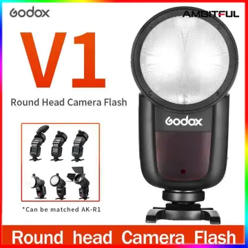 Godox V1 Flash Speedlight V1S Round Head Camera Speedlite with X2T For Sony  