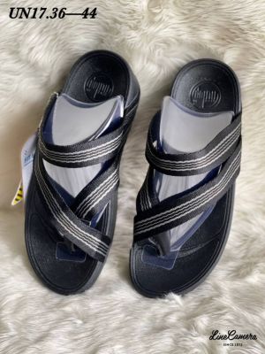 รองเท้าแตะ ฟิบฟอบ แบบคีบ ผู้ชาย ผู้หญิง หนังนิ่ม สีดำ Black eu:36-445 พื้นนิ่มสวยพร้อมส่ง