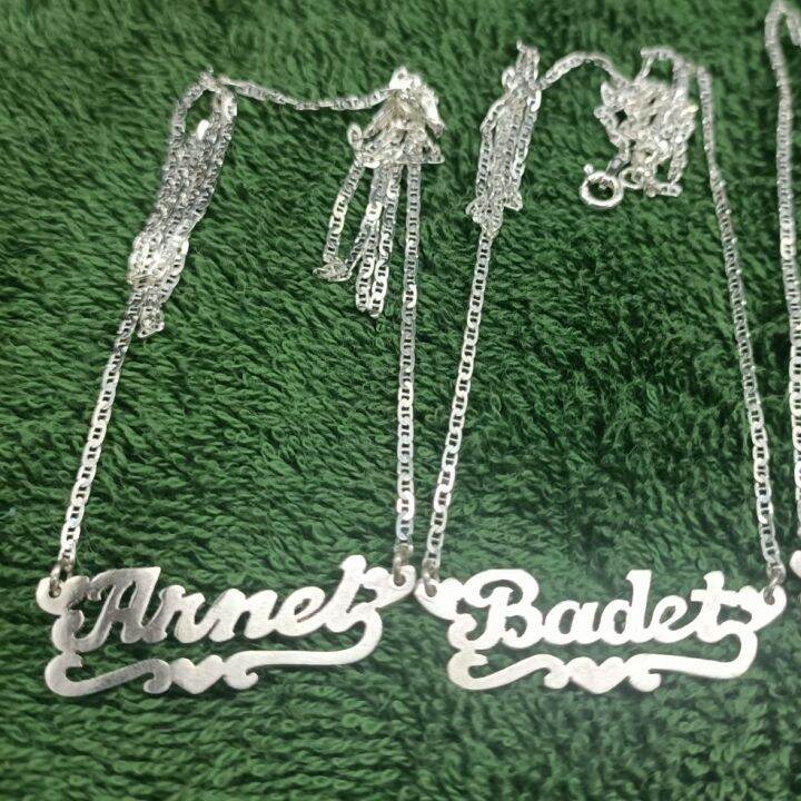 PERSONALIZED NAME SILVER LEGIT!!! Lazada PH