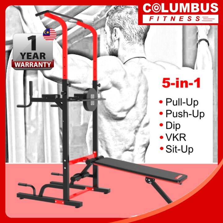 Columbus Fitness 5in1 Chin Up and Pull Up Abs Gym Power Tower Station