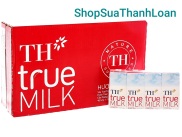 HSD T4-2022 Thùng 48 Hộp Sữa Tươi Tiệt Trùng TH true Milk Hương Dâu 180ml