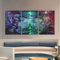 The Last Battle of Illidan Stormrage by Breath Art Gaming Decor and Video Game Room Decorations live laugh love wall decor