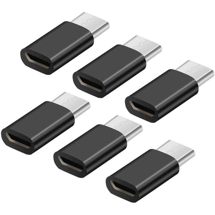 MicroUSB to USB C Adapter, MicroUSB (Female) to USB Type C (Male