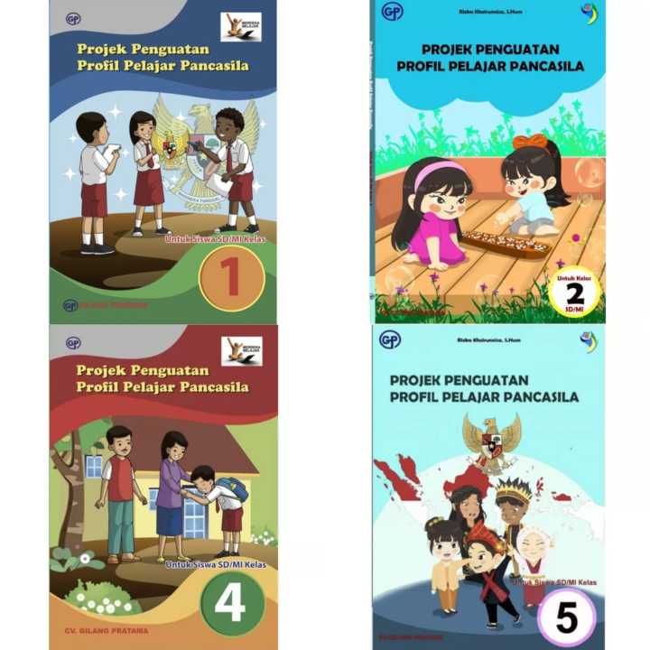 Buku P5 SD Kelas 1, 2, 3, 4, 5, 6 Kurikulum Merdeka, PROFIL PENGUATAN ...