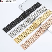 〖Bar watchband〗 ทั่วไปนาฬิกาข้อมือสแตนเลสสายนาฬิกาแข็งสายรัดเหล็ก304เรือนนาฬิกาสายโลหะอุปกรณ์เสริม16มม. 18มม. 20มม. 22มม. 24มม. ดร็อปชิปปิ้ง