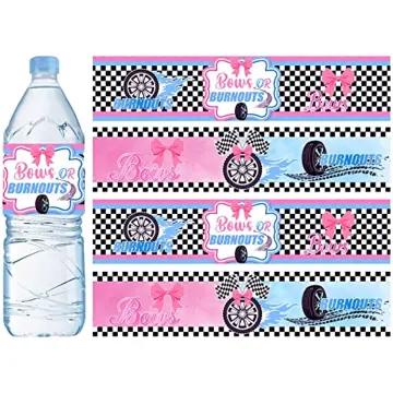 Prince or Princess Gender Reveal Water Bottle Labels - Announce It!