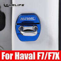 สำหรับ Haval F7 F7X 2019- 2022 2023รถจัดแต่งทรงผมล็อคประตูตกแต่งภายในป้องกัน Trim สติกเกอร์ Anti-Rust อุปกรณ์เสริม