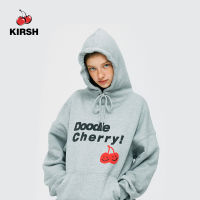 [KIRSH] MIDDLE DOODLE CHERRY HOODIE KS | Women outer | Hoodie women | Hoodie for girl | Hoodie cute | Outwear | Big sized hoodie | Korean style