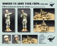 ♞❂ 1/35 Resin Figure Model Kits Modern Military US Army Tank Crew 2 Figures Unassambled Unpainted 1935