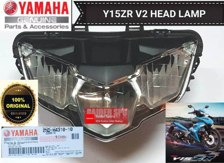 Yamaha Y15 V2 Headlamp Assy Original 100 Lazada