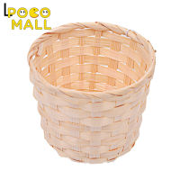 Bamboo Woven Basket Bra Sundries Organizer Rattan Plant Box Desktop Container