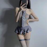 Sexy Schoolgirl Lingerie For Women Costumes School Girl Roleplay Pleated Mini Skirt Women Sexy Students Dress and Stockings Set