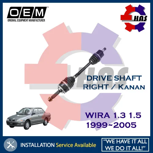 PROTON WIRA 1.5 Drive Shaft Driveshaft LEFT KIRI / RIGHT KANAN Lazada