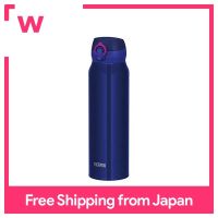 ขวดน้ำสูญญากาศ Thermos ฉนวนกันความร้อนโทรศัพท์มือถือแก้ว One-Touch Open Type Navy สีชมพู25.4 Oz Tumbler/Thermoflask 750Ml JNL-754 NV-P