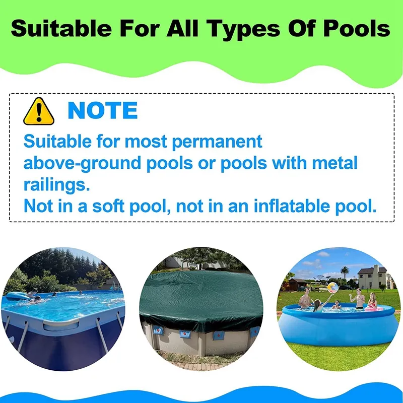 36 Pack Pool Cover Clips Swimming Pool Cover Clips for the Winter Ground  Cover of the Securing