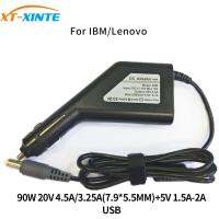 1X90W 65W 45W 19V 20V ที่ชาร์จแลปคาร์ Usb Dc อะแดปเตอร์แหล่งจ่ายไฟแบบพกพาสำหรับ Ibm/Lenovo/Acer/hp/dell/asus/sonysamsung