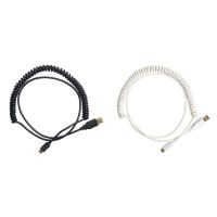 Coiled Cable Type C Wire Mechanical Keyboard GH60 USB C Cable Type C USB Port for Poker 2 GH60 Keyboard