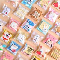 【YF】✤✴♝  Pcs 7x7 3cm Small Plastic Cartoon Self-Adhesive Bakery Cookie Snack Xmas